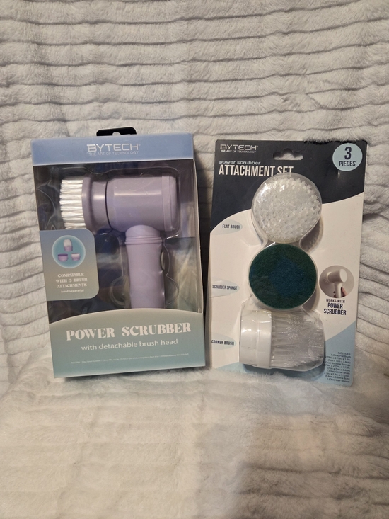 Bytech Other - Nib Power Scrubber with Detachable Brush Head  And Attachment set